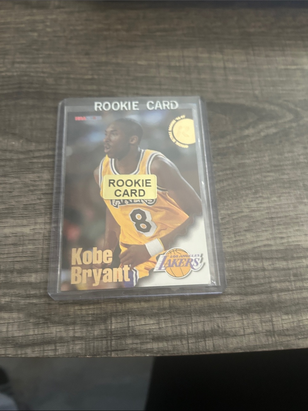Kobe Bryant Rookie Card - Los Angeles Lakers Yellow/Gold